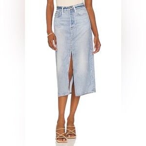 rag & bone Liquid Miramar Midi Skirt
